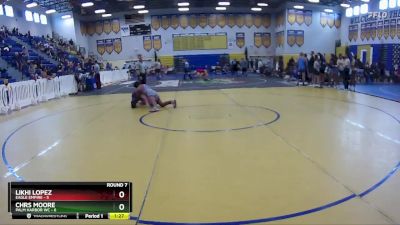 132 lbs Round 7 (8 Team) - Likhi Lopez, Eagle Empire vs Chrs Moore, Palm Harbor WC