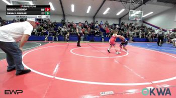 130 lbs Rr Rnd 3 - Rebecca Bishop, Caney Valley Wrestling vs Danaly Aguilar, Tulsa Blue T Panthers