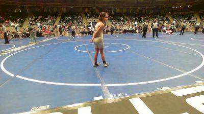 76 - 80 lbs Rr Rnd 5 - Reilas Sanchez, Locust Grove Youth Wrestling vs Allyson Bloxham, Salina Wrestling Club