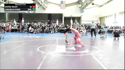 122 lbs Rr Rnd 2 - Sophia Tellez, Triumph Trained - Girls vs Annabelle Stamp, NewWhale Purple - Girls