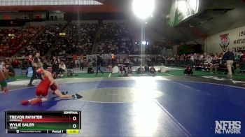 3A 106 lbs Semifinal - Trevor Paynter, Homedale vs Wylie Baler, Teton