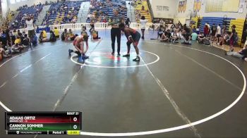 126 lbs Semis & Wb (16 Team) - Adaias Ortiz, Braves WC vs Cannon Sommer, Altamonte WC