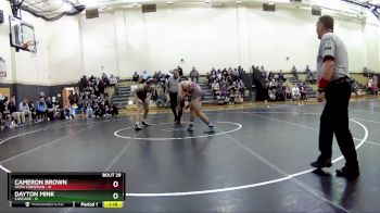 165 lbs Placement (16 Team) - Dayton Mink, Cascade vs Cameron Brown, Faith Christian