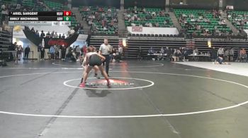 1-5A 138 Quarterfinal - Ariel Sargent, Weaver vs Emily Browning, Ashville