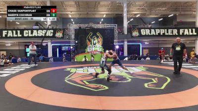 95 lbs 1st Place Match - Haedyn Cochran, Unattached vs Chase VanPortfliet, Unattached