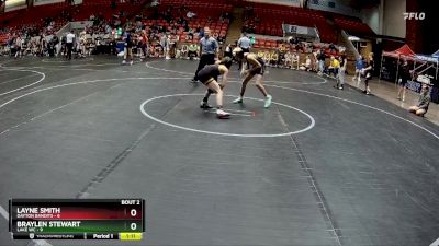 84 lbs Round 1 (6 Team) - Braylen Stewart, Lake WC vs Layne Smith, Dayton Bandits