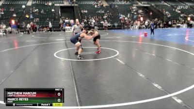 197 lbs Semifinal - Matthew Marcum, Labette Community College vs Marco Reyes, Mary