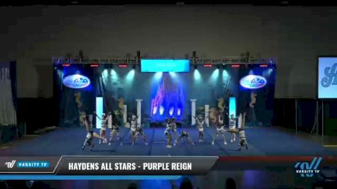 Haydens All Stars - Purple Reign [2021 L1 Junior - D2 - Small Day 2] 2021 Return to Atlantis: Myrtle Beach