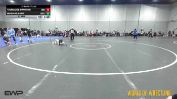 72 lbs Rr Rnd 4 - Talmadge Dawkins, Roundtree Wrestling Academy 12u vs Messias Sena, Northern Colorado 12U