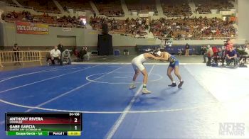 D1-106 lbs 3rd Place Match - Anthony Rivera, Chandler vs Gabe Garcia, Sandra Day OConnor Hs