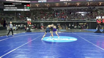 133 lbs Champ. Round 1 - Jason Henschel, Central Okla. vs Chase Beckett, Minnesota St.