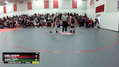 135 lbs Champ. Round 1 - Abbey Simmons, Olentangy Orange vs Alexis Timura, Medina Highland