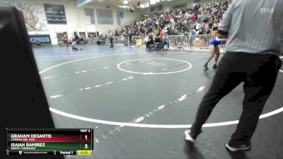 126 lbs Champ. Round 1 - Graham DeSantis, Corona Del Mar vs Isaiah Ramirez, North Torrance