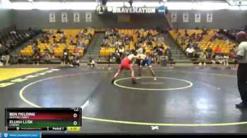 133 lbs Semifinal - Ben Fielding, Belmont Abbey vs Elijah Lusk, Lander