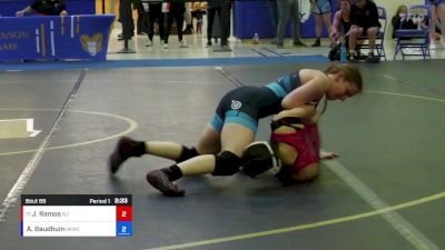 57 lbs Cons. Round 1 - Jackeline Ramos, New Jersey vs Alexandra Baudhuin, Iowa Womens Wrestling Club