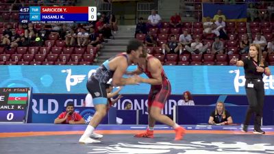77 kg 1/4 Final - Yuksel Saricicek, Turkey vs Khasay Hasanli, Azerbaijan