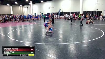 120 lbs Round 3 (16 Team) - Jackson Tester, Franklin Black & Blue vs Cason Fitch, Iowa Hawks