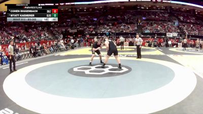 D3-285 lbs 7th Place Match - Cohen Riggenbach, Dalton vs Wyatt Kaemerer, Graham Local