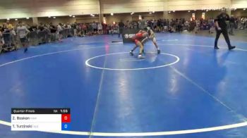 106 lbs Quarterfinal - Zac Bosken, Higher Calling Wrestling Club vs Tyler Turzinski, IsleStyle Wrestling Club