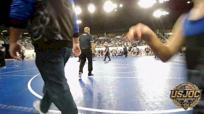 96 lbs Rr Rnd 1 - Gannon Lynn, Lexington Wrestling Club vs Julianna Poff, Harrah Little League Wrestling