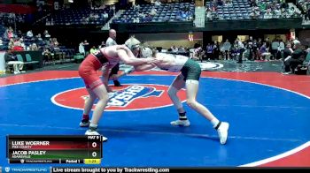 3A-144 lbs Quarterfinal - Jacob Pasley, Adairsville vs Luke Woerner, Pike County