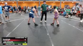 115 lbs Cons. Semi - Eli Ritchie, Panther Club vs Jase Sutcliffe, Grizzlies Wrestling Club