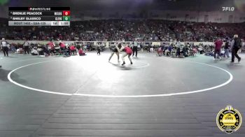 G5A-125 lbs Cons. Semi - Brenlie Peacock, McLoud-Girls vs Shelby Glassco, Cleveland-Girls