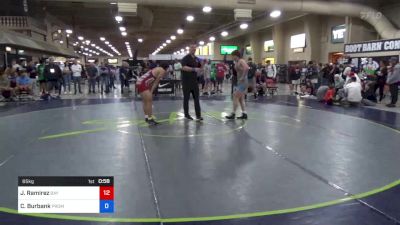 65 kg Cons 64 #1 - Joseph Ramirez, Bay Area Dragons Wrestling Center vs Caleb Burbank, Prometheus Wrestling Club