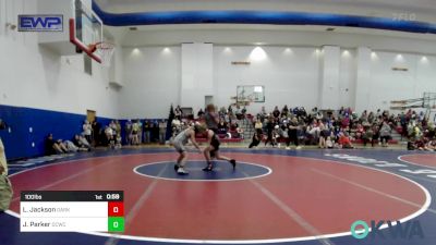 100 lbs Rr Rnd 2 - Lane Jackson, Darko Valley Wolf Pack vs Jett Parker, Deer Creek Wrestling Club