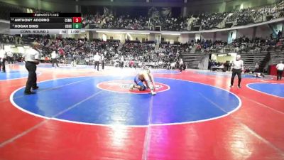 150-1A Cons. Round 2 - HOGAN SIMS, Commerce Hs vs Anthony Adorno, Central (Macon)