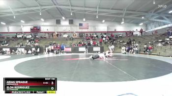 133 lbs Cons. Round 7 - Aidan Sprague, Indianapolis vs Elon Rodriguez, UW-Parkside