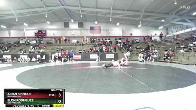 133 lbs Cons. Round 7 - Aidan Sprague, Indianapolis vs Elon Rodriguez, UW-Parkside