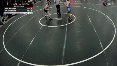 190 lbs Finals (8 Team) - Nick Sullivan, Tri County vs Kyle Kuehler, Pierce