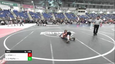 90 lbs Quarterfinal - Legend Urban, Black Fox Wr Acd vs Corbin Grant-Pfeiffer, Athlos WC