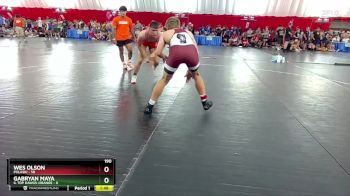 190 lbs Champ Round 1 (16 Team) - Wes Olson, Pulaski vs Gabryan Maya, IL Top Dawgs-ORANGE