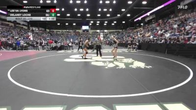 110 lbs Champ. Round 1 - Delaney Locke, Basehor-Linwood HS vs Lee`ua Lyons, Goddard-Eisenhower Hs