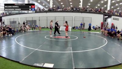 140 lbs Billiana Rowell, Oklahoma vs Mackenzie Turner, Oregon