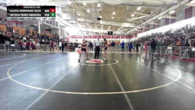 107 lbs Quarterfinal - Alexia Henriquez Silva, North Andover vs Geysha Perez Mendoza, Springfield Central (W)