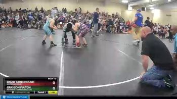 92 lbs Cons. Round 1 - Grayson Fulton, Reverence Wrestling Club vs David Yarborough, Gaston Grizzlies