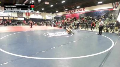 144 lbs Cons. Round 3 - Judd Rambo, Tesoro vs Ehren Thompson, Chaparral