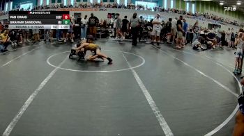 76 lbs Round 5 (6 Team) - Graham Sandoval, Misfits United vs Van Craig, Florida Scorpions