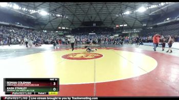 82 lbs Cons. Semi - Roman Coleman, Wrestling Rhinos Wrestling Club vs Kash Stanley, Damaged Ear Wrestling Club