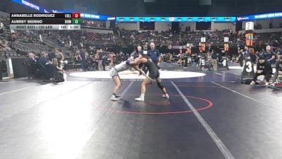105 lbs Round Of 32 - Annabelle Rodriguez, College Park (NC) vs Aubrey Sedeno, Birmingham (LA)