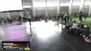 75 lbs Champ. Round 1 - Mack Palmer, Bear River Wrestling Club vs Logan Wall, Riverton Wolfpack Wrestling