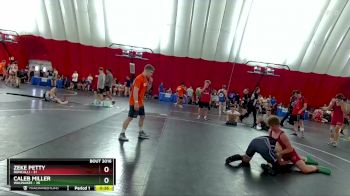 156-158 A Round 1 - Zeke Petty, Roncalli vs Caleb Miller, Waunakee