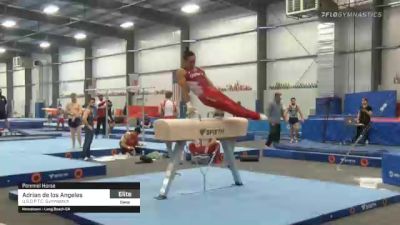 Adrian de los Angeles - Pommel Horse, U.S.O.P.T.C. Gymnastics - 2021 April Men's Senior National Team Camp