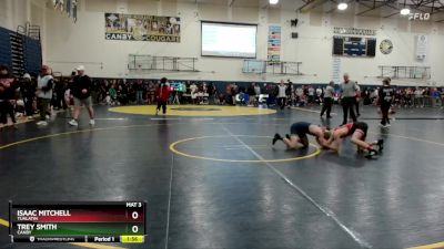 120 lbs Semifinal - Trey Smith, Canby vs Isaac Mitchell, Tualatin