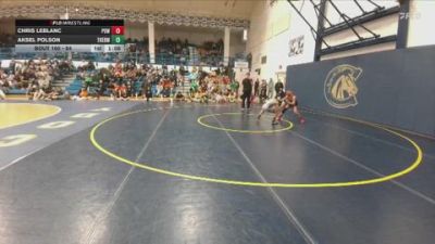 84 lbs Semifinal - Aksel Polson, Thermopolis Middle School vs Chris LeBlanc, Powell Middle School