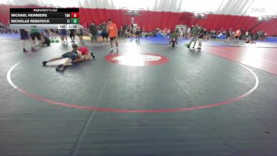 144 lbs Round 2 (8 Team) - Michael Heimberg, Thunderbirds WC vs Nicholas Rebstock, FZ Wrestling Club A