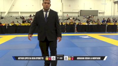 Abraham Josiah La Montagne vs Arthur Lopes Da Silva Bysnetto 2025 World IBJJF Jiu-Jitsu No-Gi Championship